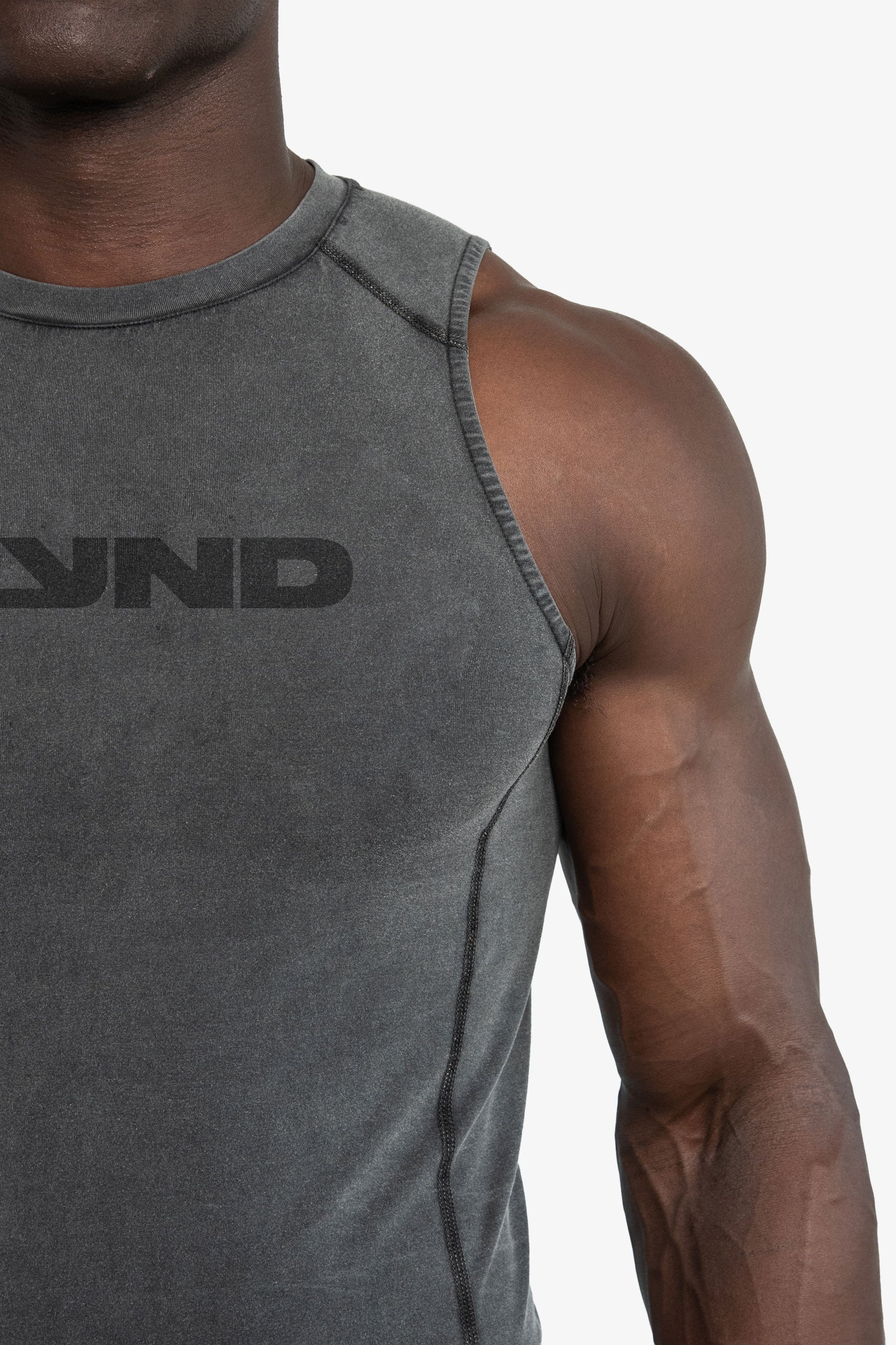 TANK VEYND TYPOGRAPHIC LOGO - STORM GRAY
