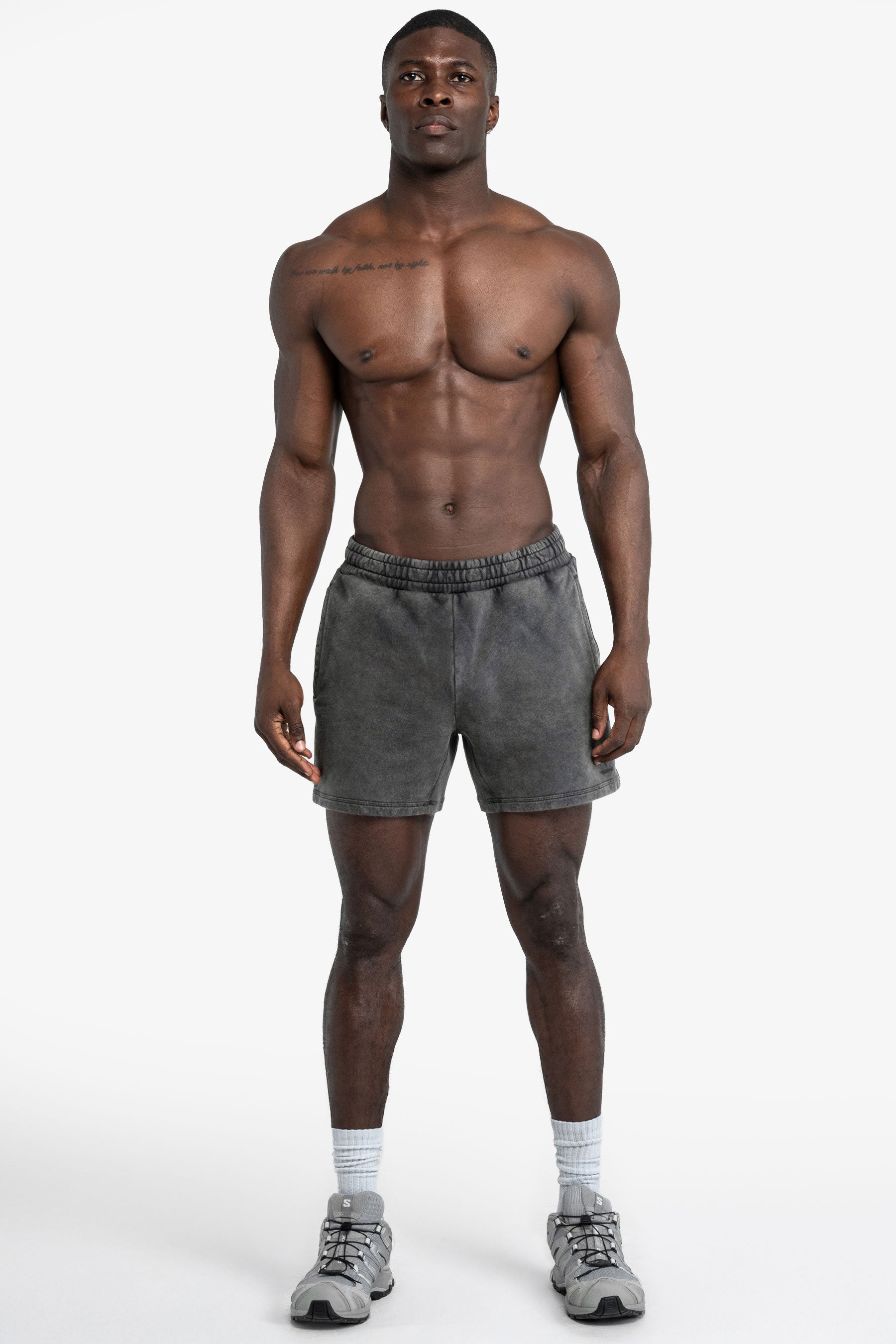 JOGGER SHORTS - STORM GRAY