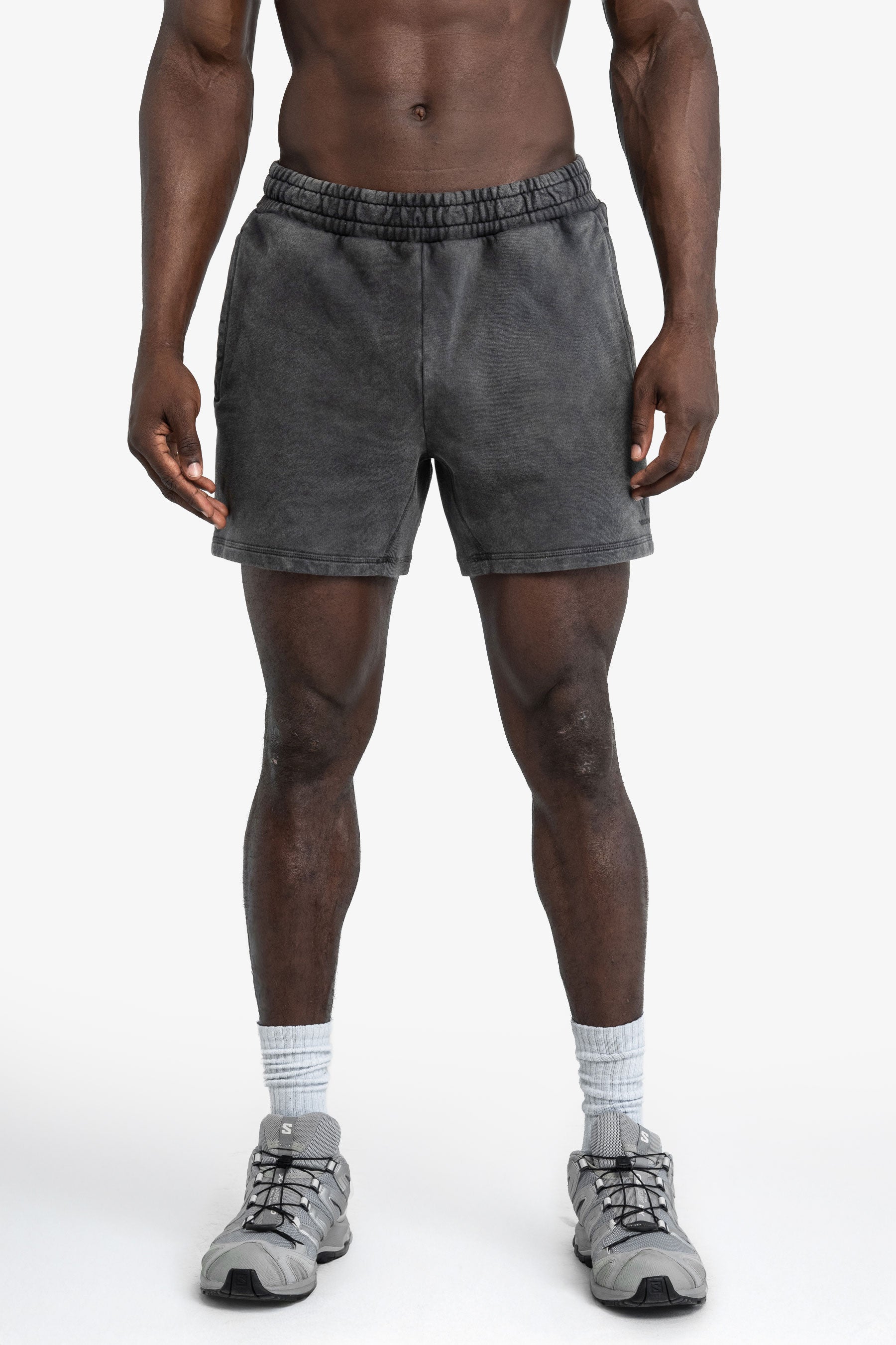 JOGGER SHORTS - STORM GRAY