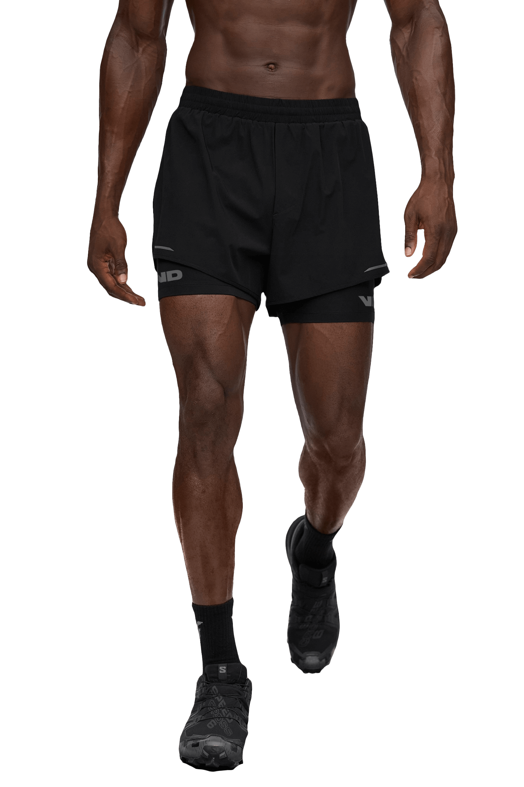 5" 2-IN-1 SHORTS - Black