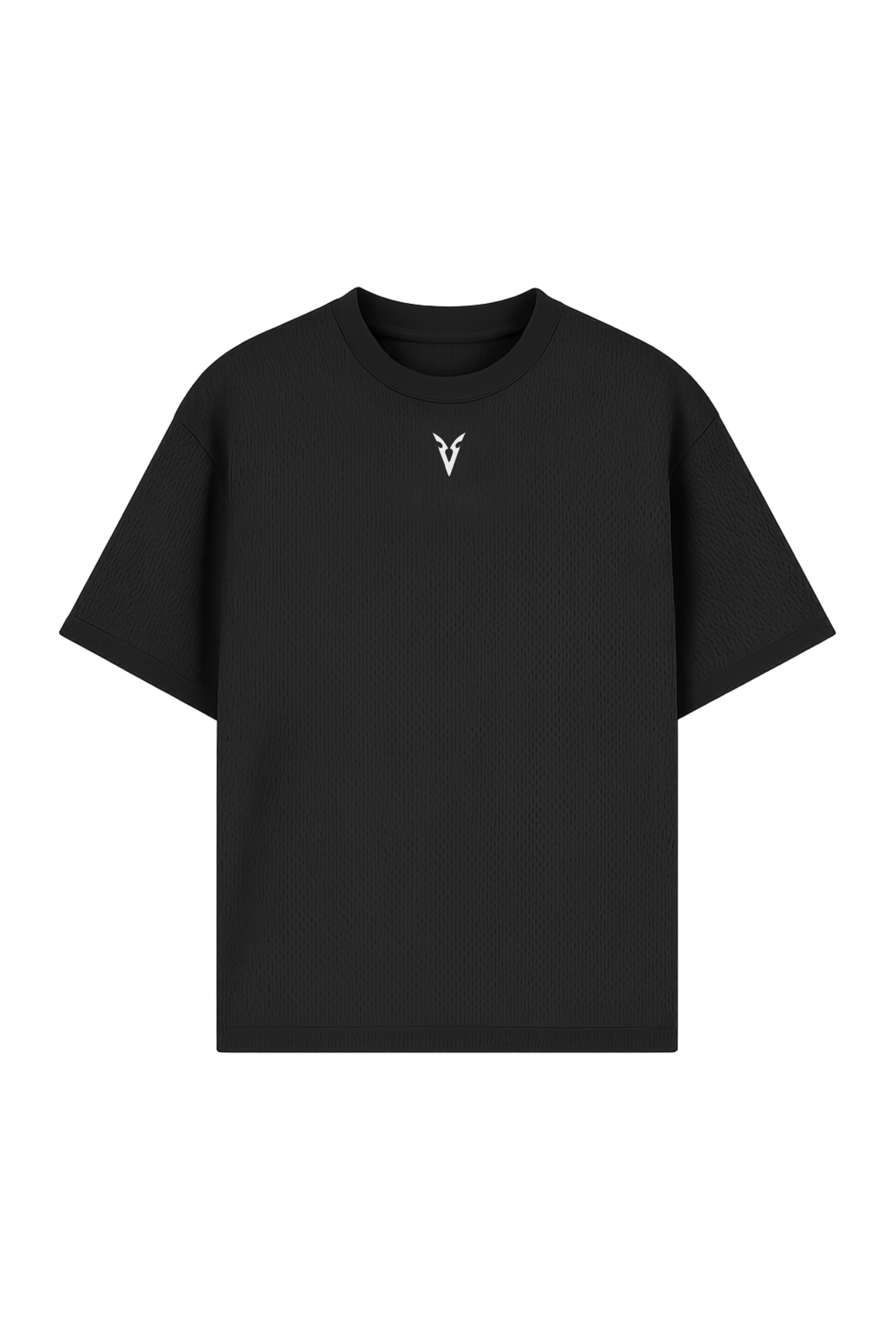 BOXY T-SHIRT VEYND GRAPHIC - Black