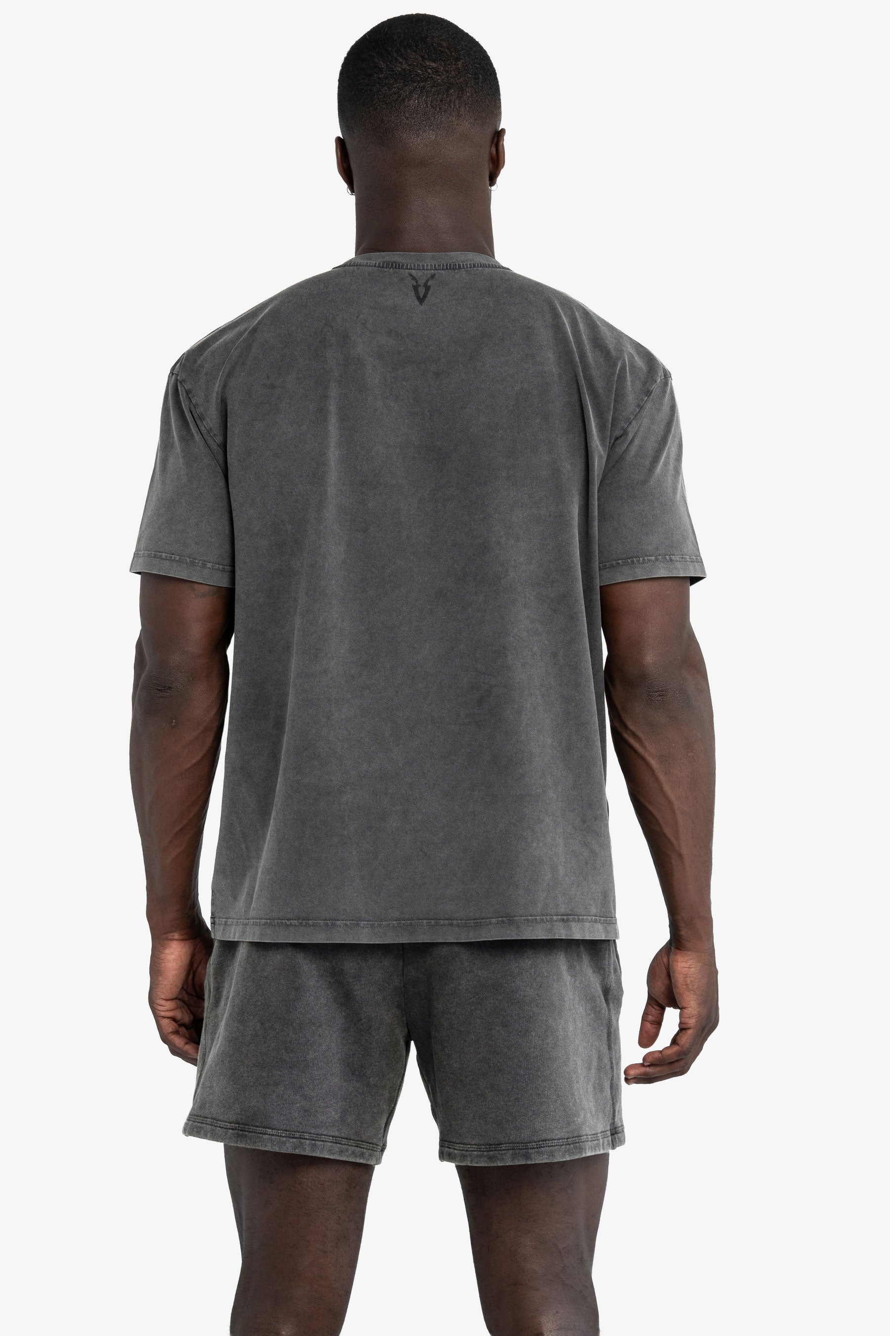 BOXY T-SHIRT OVERSIZED FIT - STORM GRAY